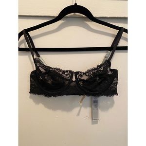 Black Lace Bra